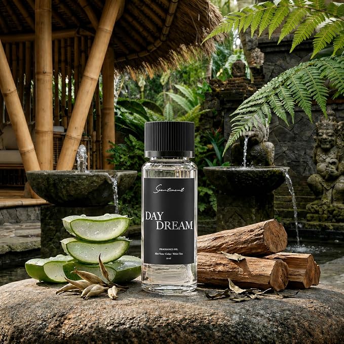 Scentiment Day Dream Diffuser Oil - Premium Hotel Scent with Notes of Aloe Vera, Cedar & White Tea Home Scent, Hotel Fragrance Oil Diffuser Refill - 1.69 fl oz (50 mL)