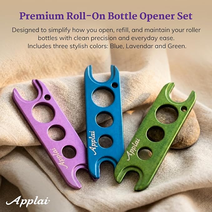 Essential Oil Keys (3 keys) - Blue, Lavendar & Green