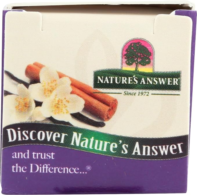 Nature's Answer 100% Pure Organic Essential Oil Blend, 0.5-Ounce, Vanilla/Cinnamon