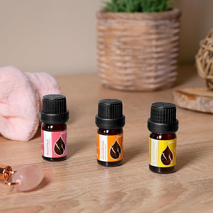 Essences Bulgaria Organic Moldavian Dragonhead Essential Oil 1/6 Fl Oz | 5ml | Dracocephalum Moldavica | 100% Pure and Natural | Undiluted | Therapeutic Grade | Family Owned Farm | Steam-Distilled