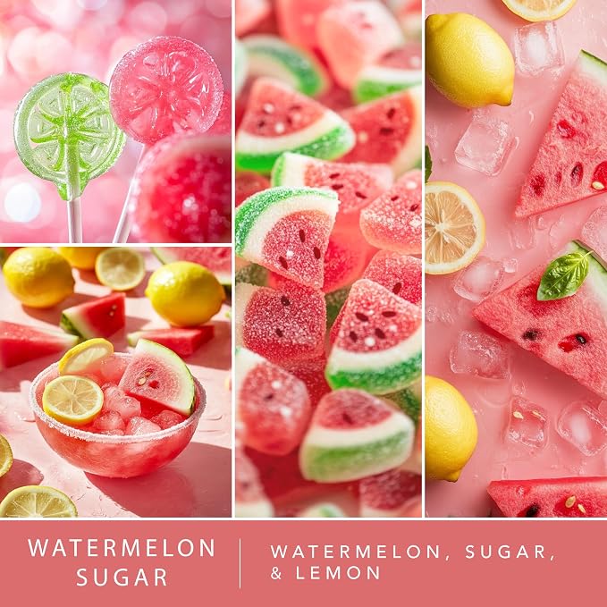 ScentSationals Watermelon Sugar Scented Wax Melts - Watermelon, Sugar, & Lemon, 10oz (24 Cubes)