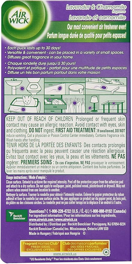 Air Wick Stick Ups Air Freshener, Lavender & Chamomile, 2.1 Ounce