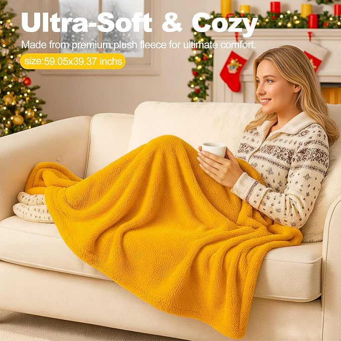 Birthday Gifts for Women Friendship, Sunflower Spa Gift Basket Set with Cozy Blanket, Self Care Gifts Unique Happy Birthday Idea for Mom, Wife, Sister, Best Friends, Girlfriend, Christmas, Get Well