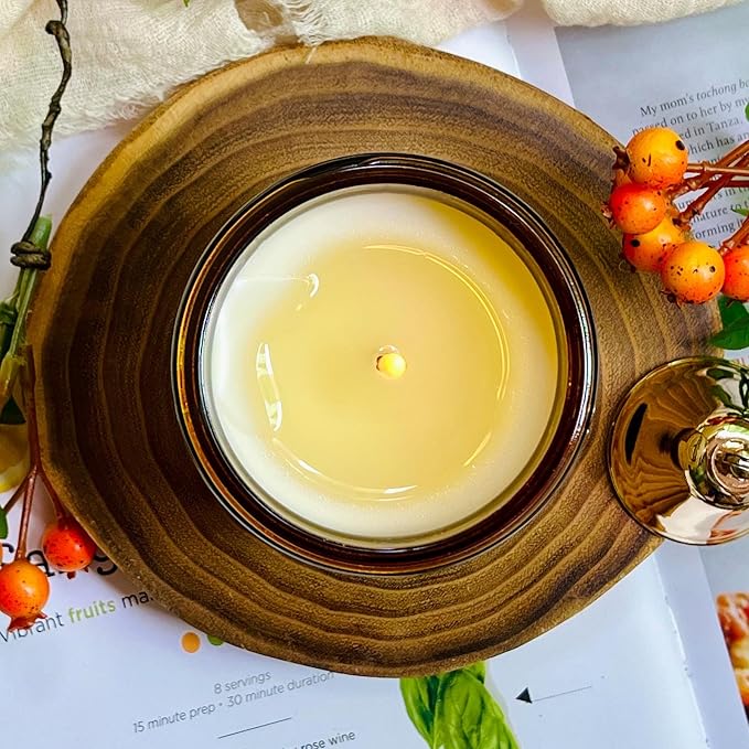KOTKAS Lavender Eucalyptus Candles for Home Scented - 8oz Aromatherapy Soy Candles for Relaxation Stress Relief Soothing Yoga Meditation Spa Sleep Bath Calming Candle Gifts for Men and Women Non Toxic
