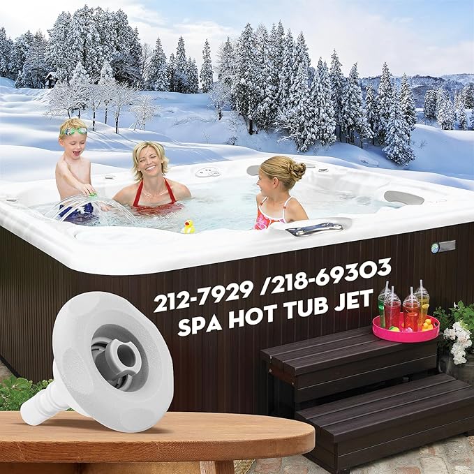 showingo Spa Hot Tub Mini Storm Jet Internals Replacement Parts 212-7929 218-6930 3" Cluster Storm Jet Directional Diffuser