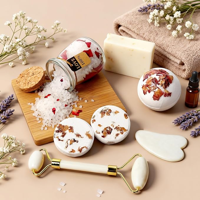 Birthday Gift for Women, Get Well Soon Self Care Package, Unique Spa Gift Basket Thank You Gifts for Mom Grandma Wife Best Friend Sister Her Mothers Day