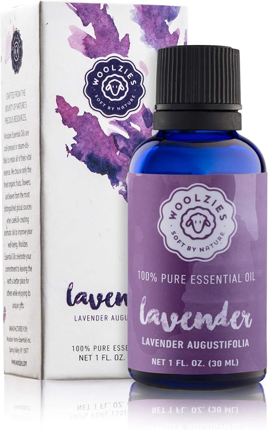 Woolzies Lavender 100% NATURAL Pure Essential oil - 2 pack - 1 Fl oz per bottle