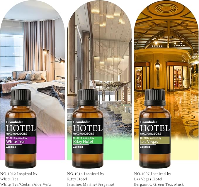 Essential Oils Set-Hotel Collection Diffuser Oil Gift Set,Premium Essential Oil for Diffusers, Home Care, Fragrance, Humidifiers
