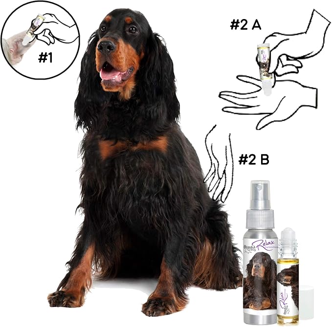 The Blissful Dog Gordon Setter Relax Dog Aromatherapy, 0.45-Ounce Roll-On