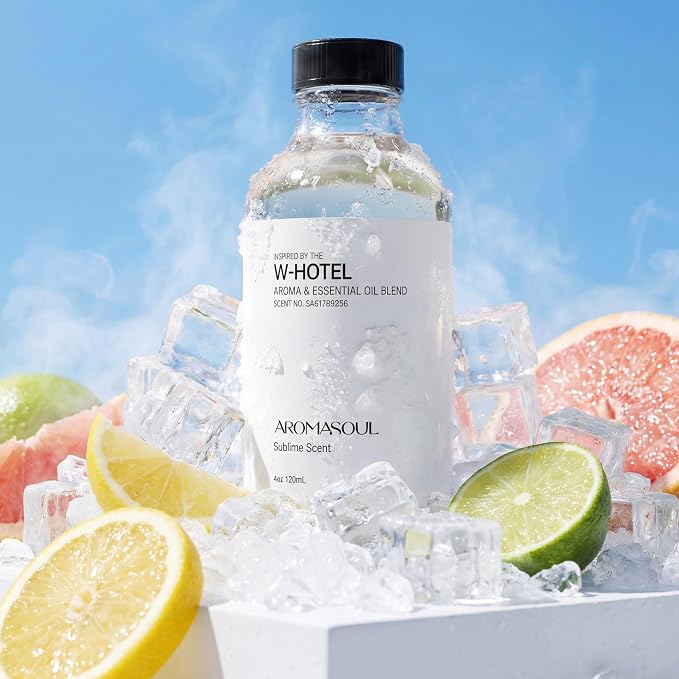 Hotel Diffuser Oil Inspired by W-Hotel Scent - Premium Fragrance Oil for Ultrasonic and Waterless Diffuser - 120 mL, 4 fl oz