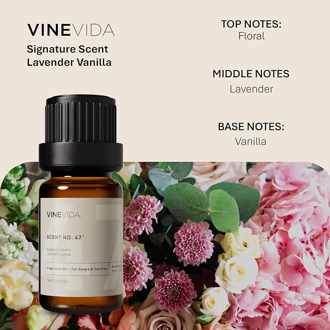 VINEVIDA Scent No.47-0.33oz Fragrance Oil for Candle & Soap Making - Natural, Made in USA