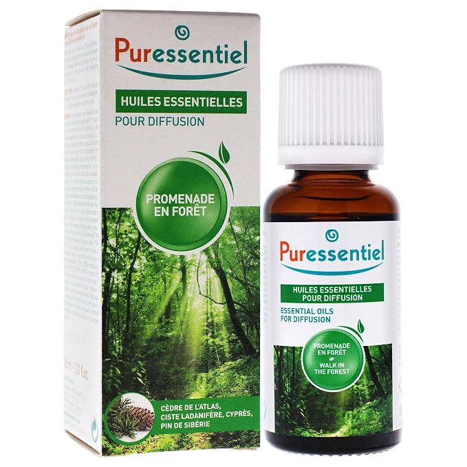 Puressentiel Walk in The Forest Essential Oil Diffusing Blend, Aromatherapy Relief, Calming- 100% Pure & Natural - Therapeutic Grade, Premium & Certified Quality - Made in France – 1.01 fl oz