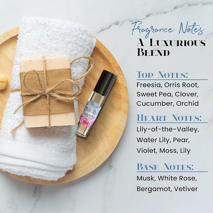 MOBETTER FRAGRANCE OILS Laundry Day Body Oil Perfume Set, Regain, High Tides, & Fresh April Roll on