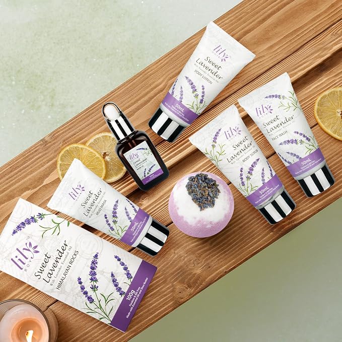 Lavender Spa Skin Care Gift Set - Perfect Pampering Gift Basket for Women