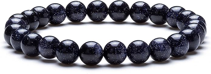 Men Women 8mm Natural Stone Lava Rock Diffuser Bracelet Elastic Yoga Agate Beads Bracelet Bangle