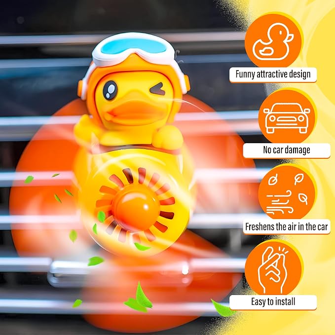 Car Dіffusеr Air Freshener Car Decor - Air Freshener Diffuser Duck Саr Accessories Duck Аіr Freshener Vent Accessories Cute Diffuser - Cute Аir Frеshеnеrs for Саr Decorations