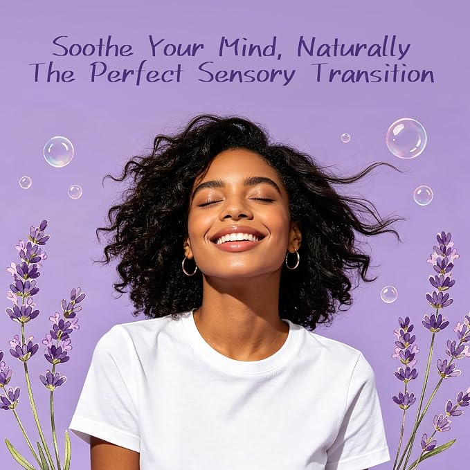 Calming Passive Diffuser Premium Saffron & Lavender Essential Oil Blend | Portable Light Luxury Aromas for Relaxation & Stress Support – Net Wt. 0.07 oz (2g)