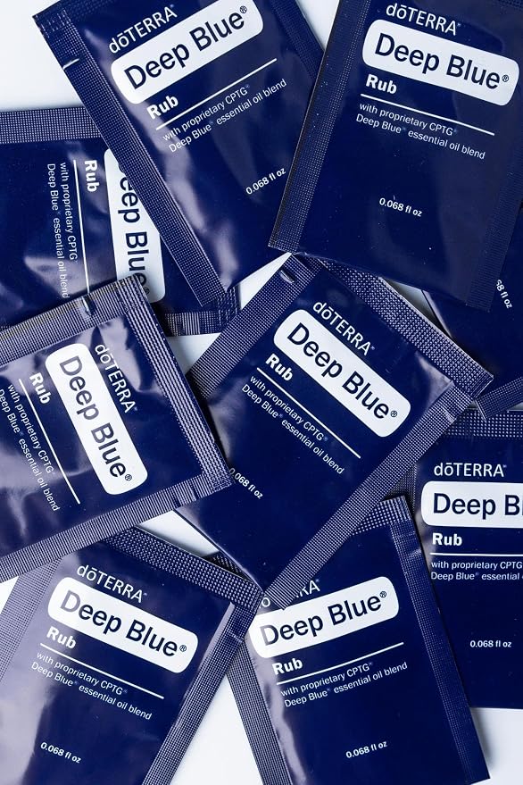 doTERRA Deep Blue Rub Samples, 0.068 Fl Oz (Pack of 10)