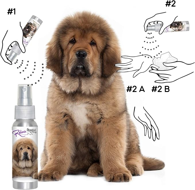 The Blissful Dog Tibetan Mastiff Relax Dog Aromatherapy Spray for Your Dog's Anxiety
