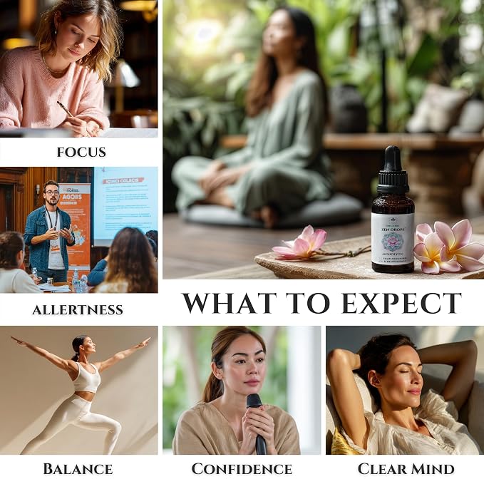 TODICAMP Anxiolytic Navel Patch & Skin Application Calming Essential Oil Blend for Relief & Relaxation - Bergamot Orange Ylang Ylang Frankincense Lemongrass in Castor Oil - 0.34oz
