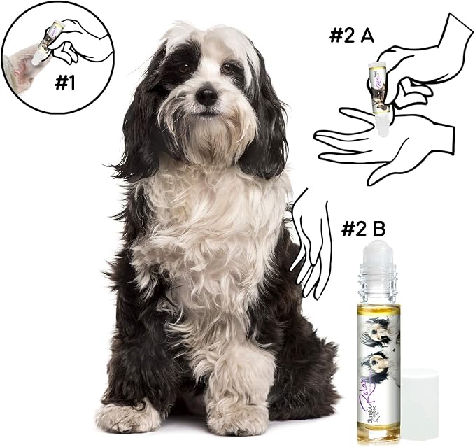 The Blissful Dog Tibetan Terrier Relax Dog Aromatherapy, 0.45-Ounce Roll-On