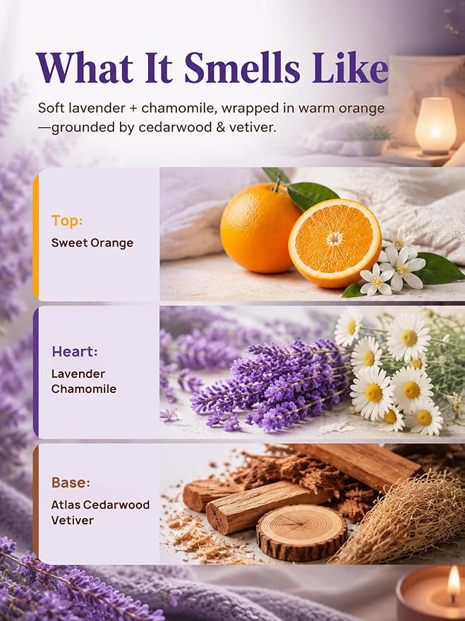 Night Ritual — A 100% Pure Essential Oil Blend Unwind-Ready Aroma for Your Nightly Routine, Essential Oils for Diffusers for Home