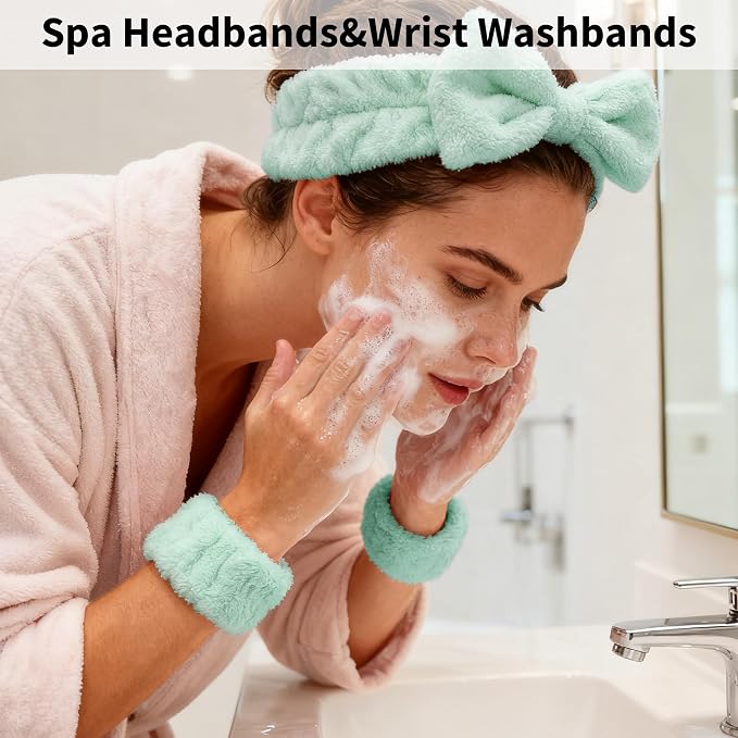 Self Care Kit - Spa Gifts Self Care Relaxation Gifts for Women Self Care Basket Set Stress Relief Get Well Soon Gift Baskets for Women Cozy Relaxing Gifts for Woman Mom Best Friends Sister Wife, Green
