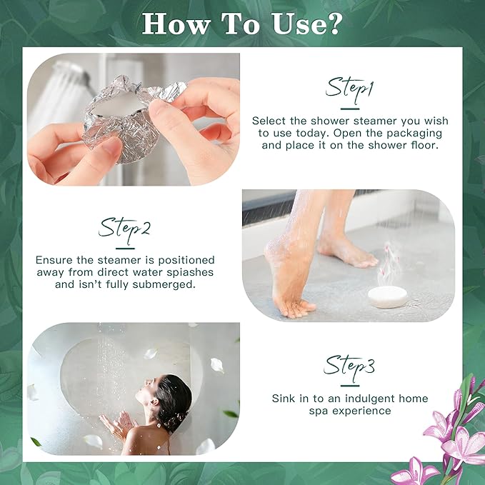Shower Steamers Aromatherapy Birthday Gifts for Women - 10 Pack,Gifts for Wife Mothers Daughter Sister Stress Relief & Deep Relaxation Self Care Home Spa Essential