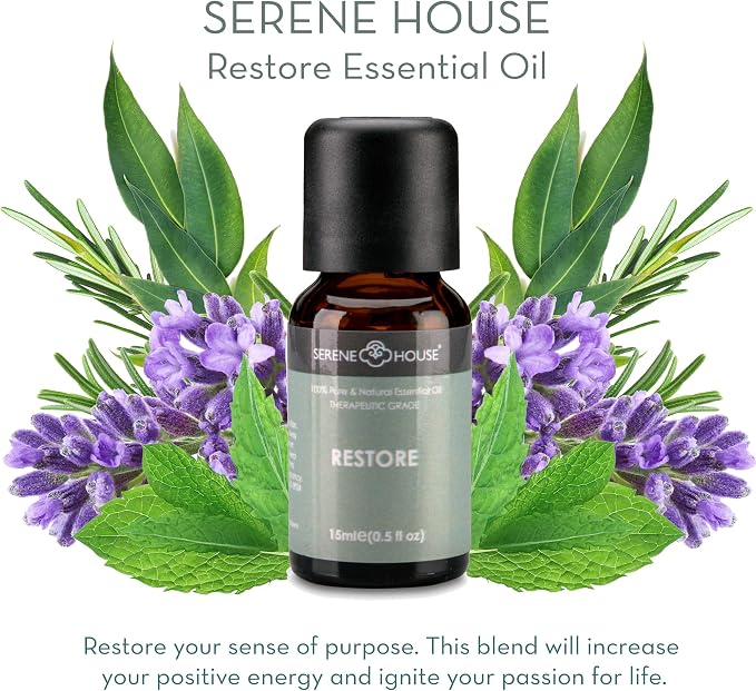 Serene House Healing Collection - 100% Natural Essential Oil Gift Set