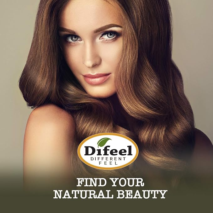 Difeel Premium Natural Hair Oil - Peppermint Oil 7.1 Ounce - For Dry & Flaky Scalp, Cools & Refreshes Hair, Leaves Hair Shiny & Soft, Provides Immediate & Long Lasting Benefits For Hair