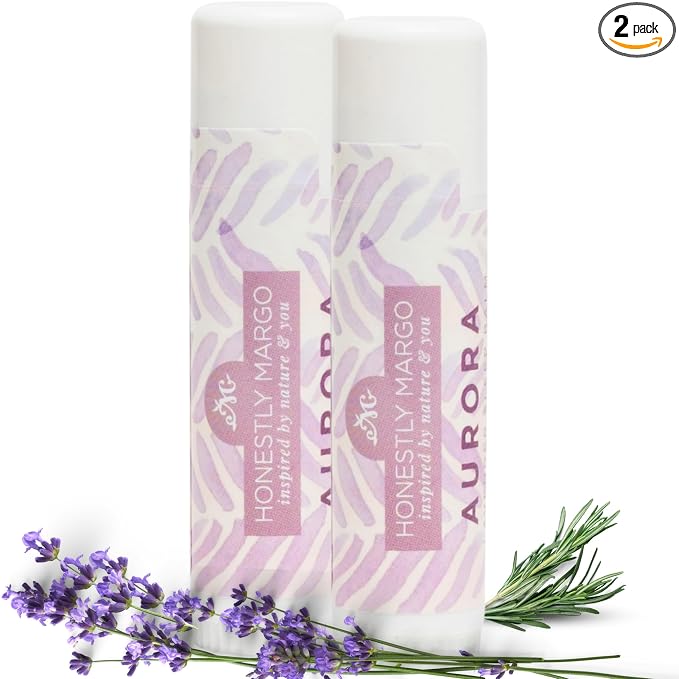 Honestly Margo Aromatherapy Balm Stick (Lavender, Pack of 2) – Organic Lavender Essential Oil, Body Balm & Lip Balm | Aromatherapy Stick & Nasal Stick, Natural Sleep Balm | Relaxation, Women Self Care