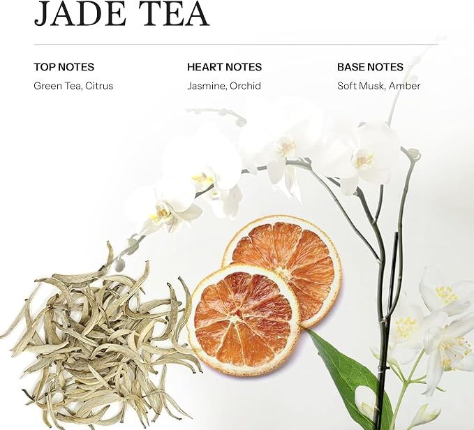Jade Tea Hotel Diffuser Oil 100ml, 3.38 oz Aroma Oil, Scent Inspired by World’s Most Prestigious Grand Hotels, Aromatherapy Refill Fragrance for Waterless Cold Air Diffusers, Home, Office
