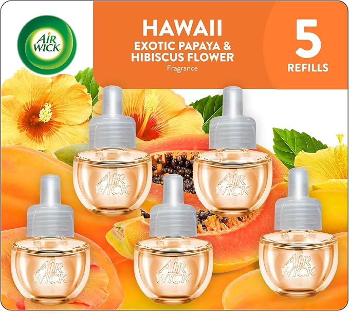 Air Wick Scented Oils 0+5 Hawaii Exotic Papaya & Hibiscus Flower