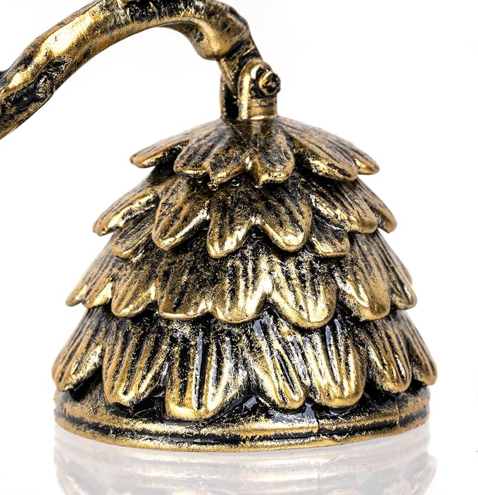 We Moment Candle Snuffer, Candle Snuffer Extinguisher with Long Handle,Retro Style Wick Flame Snuffer for Putting Out Candle Flame Safely,Pinecone Squirrel Candle Snuffers Accessory for Candle Lovers