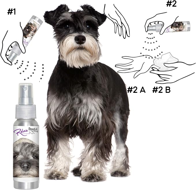The Blissful Dog Schnauzer Relax Dog Aromatherapy Spray for Your Dog's Anxiety