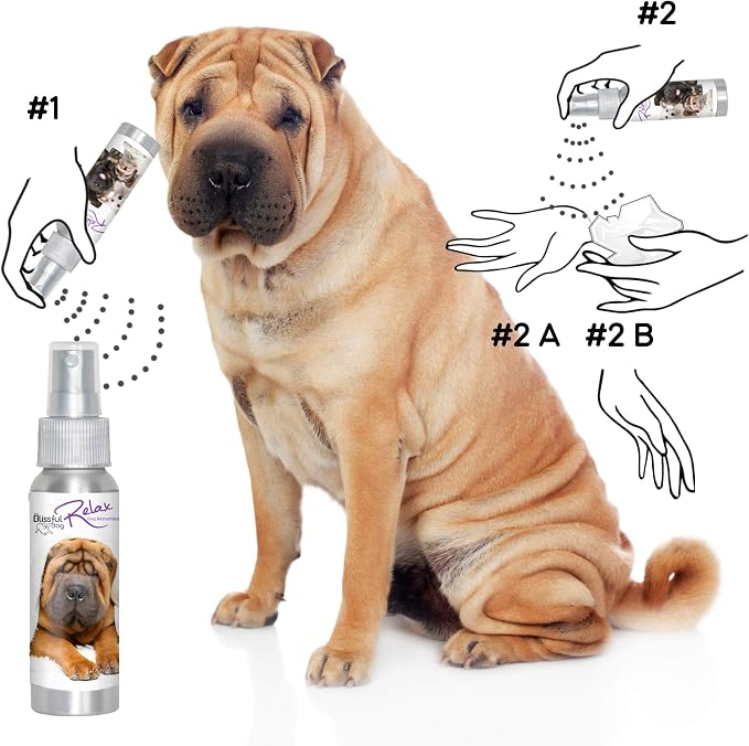 The Blissful Dog Chinese Shar Pei Relax Dog Aromatherapy Spray for Your Dog's Anxiety