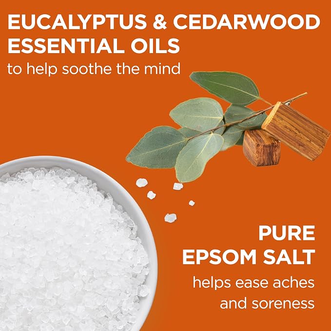 Dr Teal's Epsom Salt Magnesium Soak, Cozy Fireside, 3 lbs (Pack of 2)