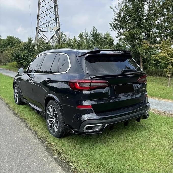For BMW X5 G05 M-Sport 2019 2020 2021 2022 2023 Rear Bumper Splitter Spoiler Diffuser Front Lip Body Kits Accessories(Glossy Black)