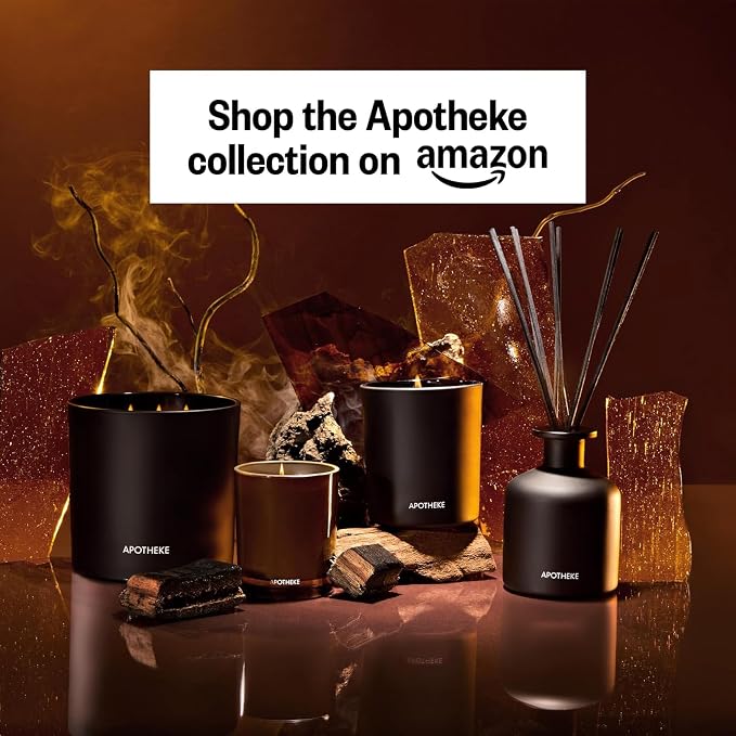 Apotheke Signature Scented Candles for Home, Kindling