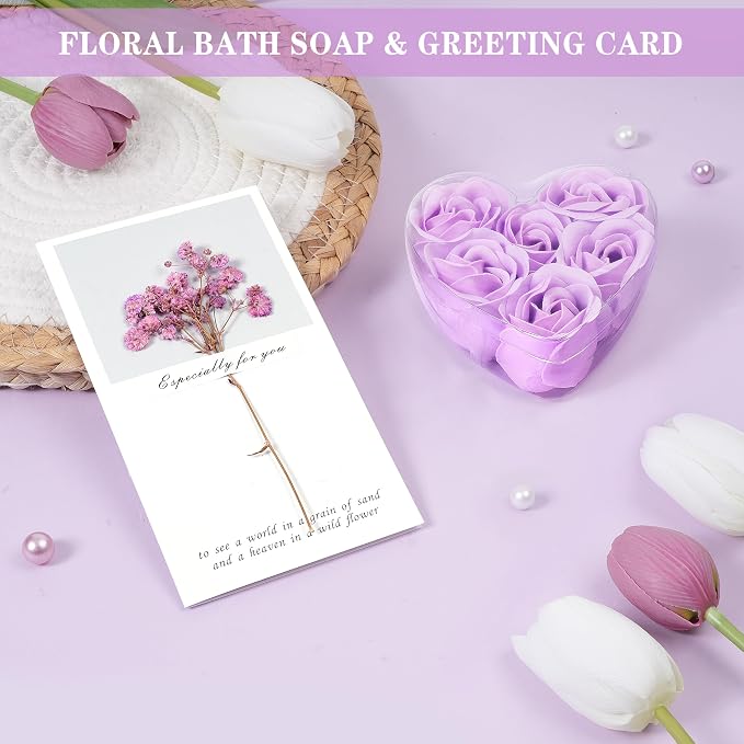 Mother‘s Day Gifts for Women, Self Care Gifts for Women, Lavender Relaxing Spa Gifts Basket Care Package for Christmas, Mother's Day, Birthday Gifts for Mom, Wife, Girlfriend, Sister, Her
