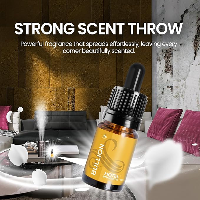 Inspired Diffuser Oil 10ml - Smells Like Luxury Perfume for Men - Long Lasting Diffuser Oil for Home, Ultrasonic & Waterless Diffusers, Humidifiers & Candles - One Million Inspired Scent by Perfa
