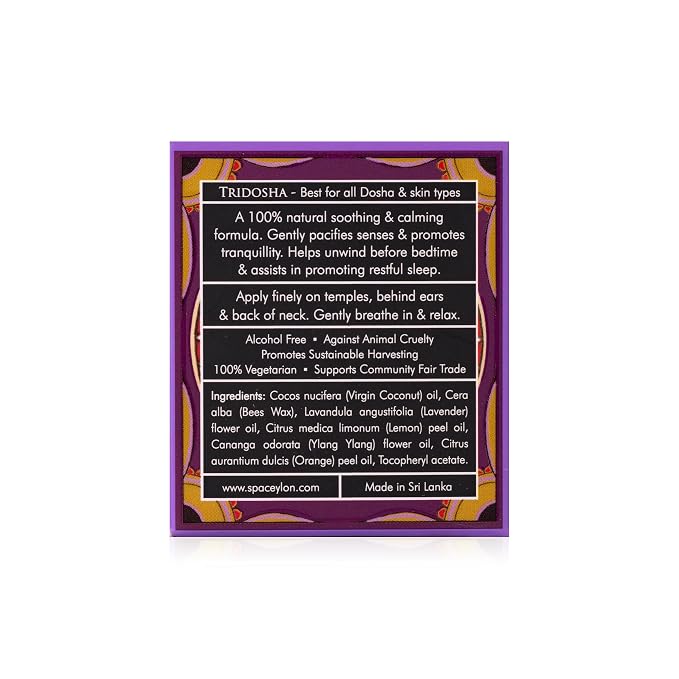 SPA CEYLON SLEEP Calming Balm | Natural Sleep Aid with Lavender & Ylang Ylang | Soothing Body Balm for Bedtime Routine | Suitable for All Skin Types