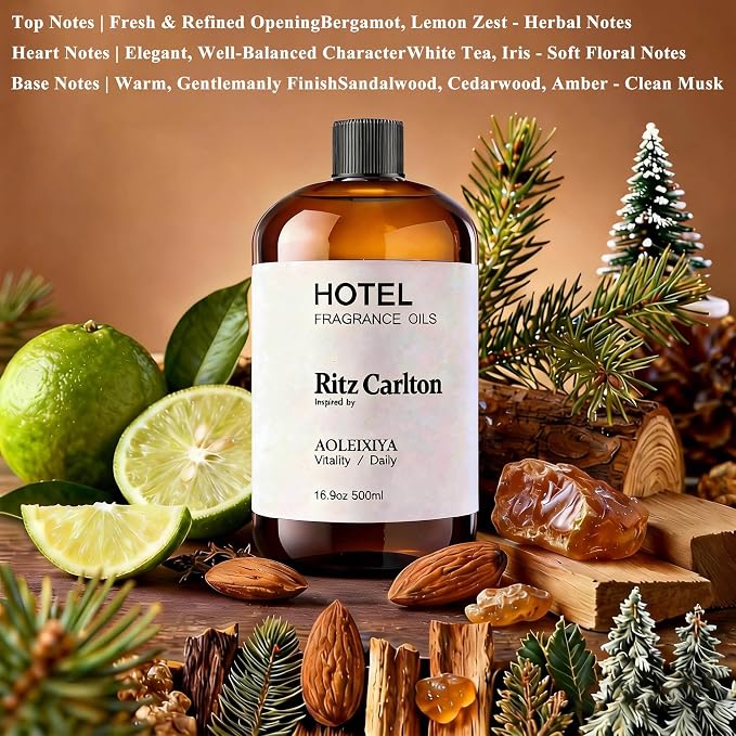 Hotel Scent Essential Oil Hotel Collection Waterless Diffuser Oil - Premium Fragrance Oil for Ultrasonic and Waterless Diffusers and Crafting (16.9 Fl Oz (Pack of 1)