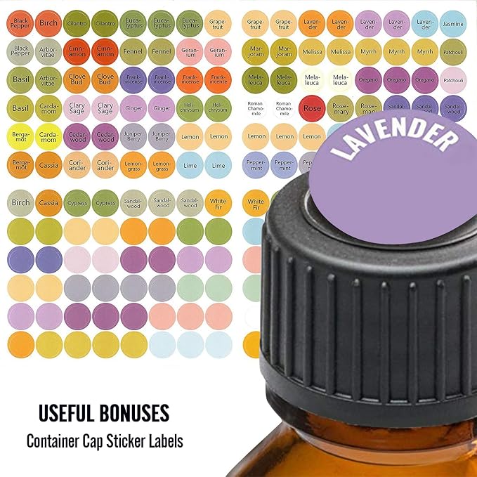 FITNATE Essential Oils Storage Case - 30 Bottle Capacity, Travel-Friendly with Bottle Opener & Young Living Labels (Pink)