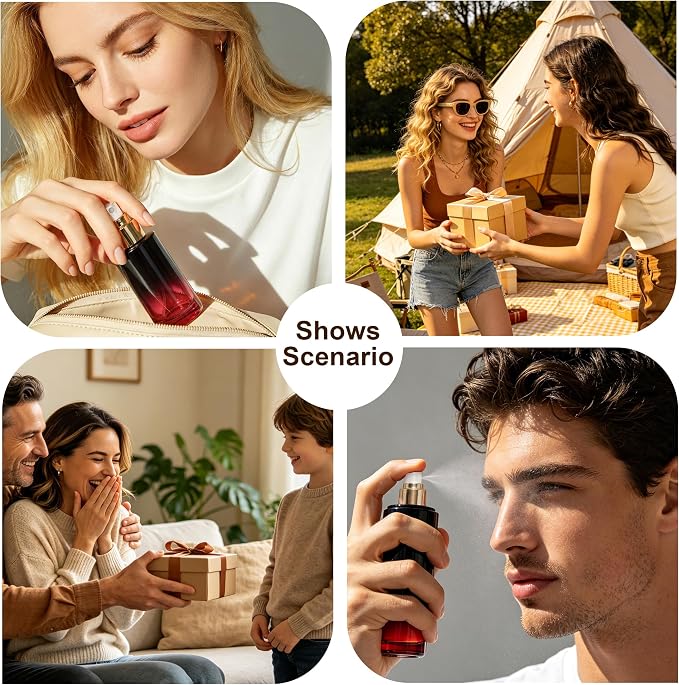 Glass Perfume Bottle Empty Refillable Cologne Sprayer with Upgraded Fine Mist Atomizer, Perfume Spray Container with 3 Easy-Fill Transfer Tools for Fragrance Essential Oils (3.4, ounces)