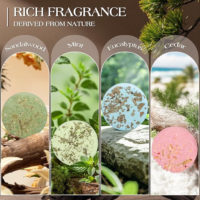 Shower Steamers Aromatherapy Birthday Gifts for Women-12 Pack Mothers Day Gifts,Gifts for Grandma,Wife,Mothers,Stress Relief and Relaxation Gifts for Women and Men,Created Your Own Home SPA