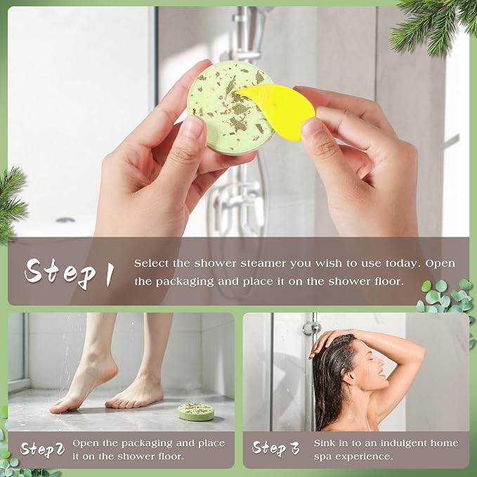 Shower Steamers Aromatherapy Birthday Gifts for Women-12 Pack Mothers Day Gifts,Gifts for Grandma,Wife,Mothers,Stress Relief and Relaxation Gifts for Women and Men,Created Your Own Home SPA