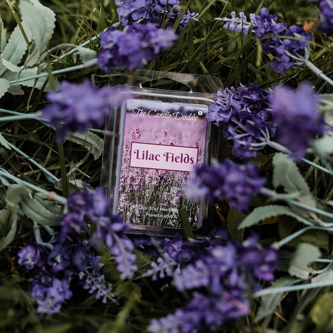 Lilac Fields - Floral Spring Scented Wax Melt - 1 Pack - 2 Ounces - 6 Cubes