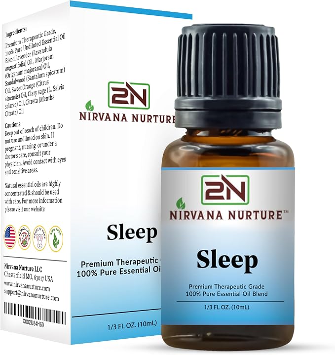 Sleep Blend,100% Pure and Premium, Undiluted, Sleep, Aromatherapy, Calm, Relax