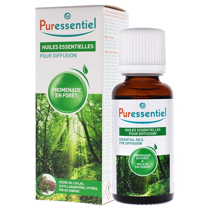 Puressentiel Walk in The Forest Essential Oil Diffusing Blend, Aromatherapy Relief, Calming- 100% Pure & Natural - Therapeutic Grade, Premium & Certified Quality - Made in France – 1.01 fl oz